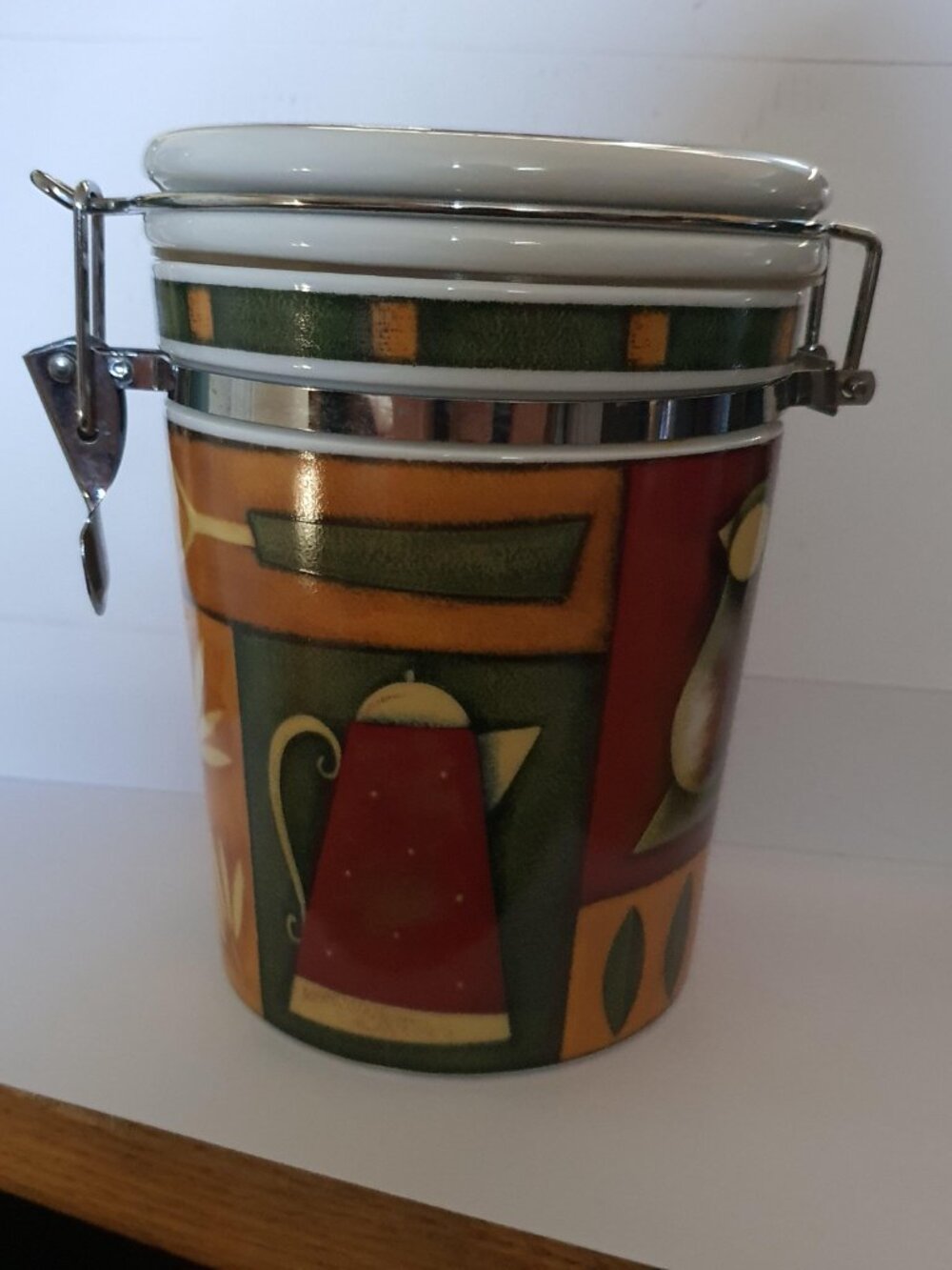 Vintage Ceramic Coffee Canister By Joie de Vivre (M) - Picture 2 of 9
